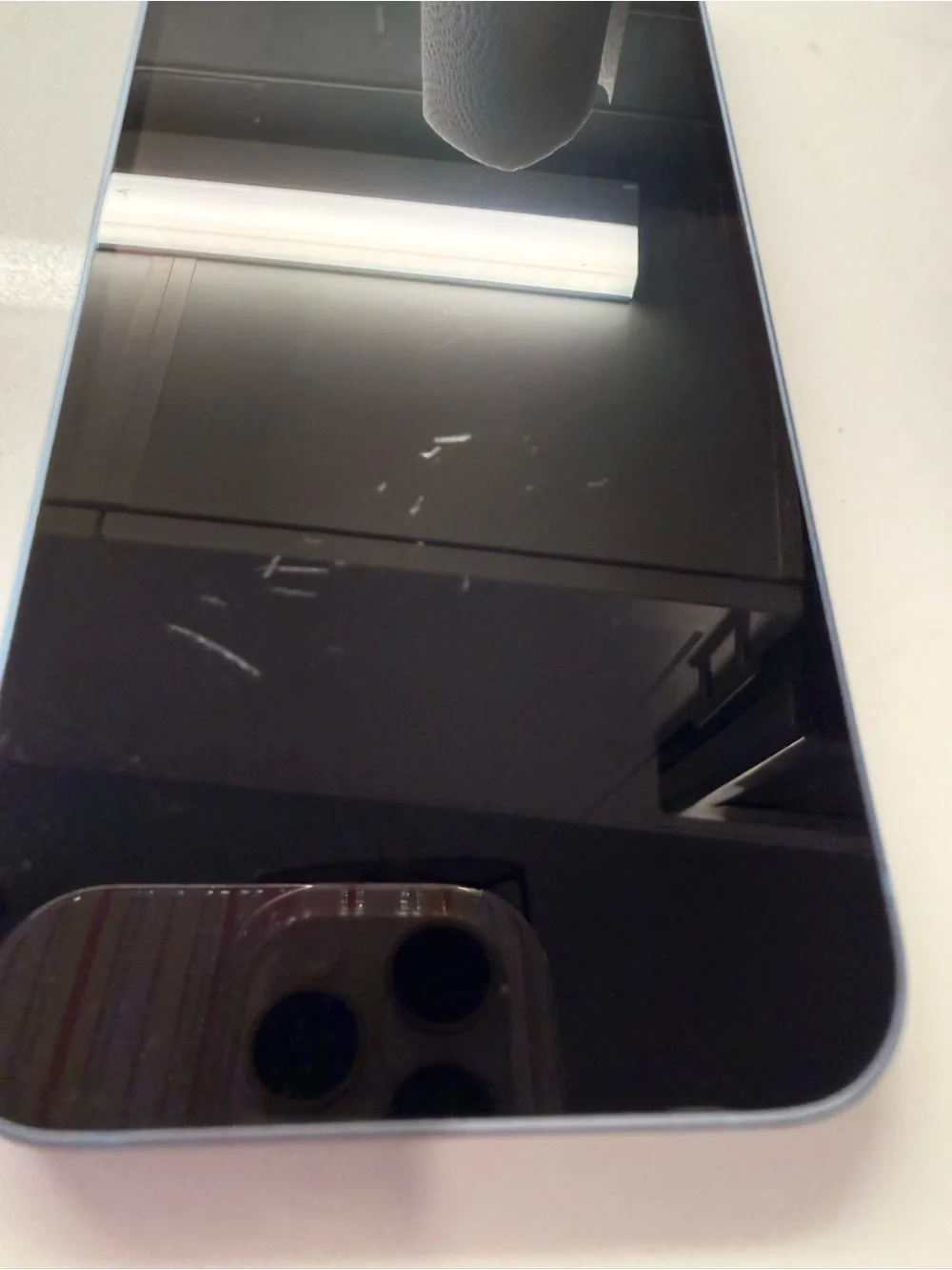 Apple blue color